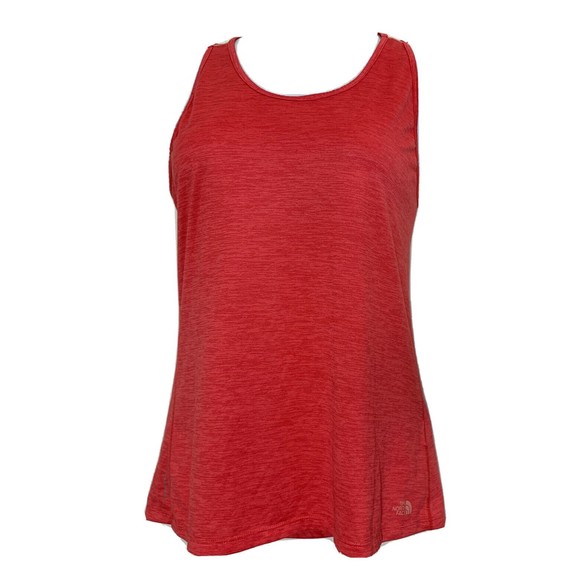 The North Face Women’s L Tank Racerback Workout Active Top Flash dry Orange - Picture 5 of 11